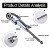 HOHXEN 105° Angle Wrench, 105 Degree Right Angle Drill Adapter