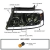 Spec-D Tuning Smoke Headlights with LED Bar Compatible with 2004-2008