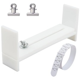 FINGERINSPIRE Jig Bracelet Maker Adjustable Paracord Jig Bracelet Maker U Shape Bracelet Maker with 2 Clips and Wrist Measurement for DIY Handmade Bracelet Weaving Tools