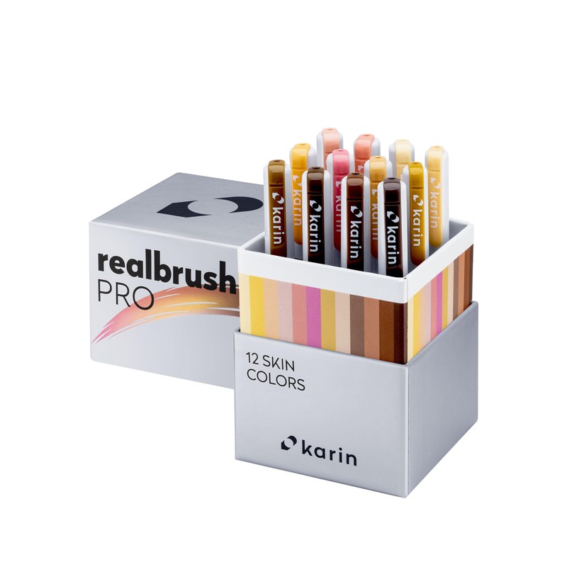 KARIN Realbrush PRO Skin Colors - A set of 12