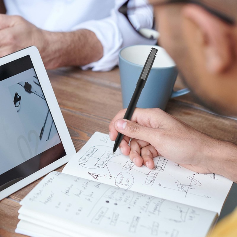 uni-ball Roller Rollerball, Stick Roller Ball Pen Fine-0.7mm, 12 Pack,