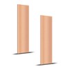 TIANLIN Copper Sheet, Pack of 2 Flat Copper Rods, 105