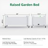 EasyUp Horticulture Garden Bed with Legs, Divisible Resin Planter Box