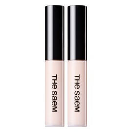The Saem Cover Perfection Tip Concealer 6.5g, 2 pieces, Brightener / 더샘 커버 퍼펙션 팁 컨실러 6.5g, 2개, 브라이트너