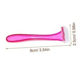 15pcs Manual Bikini Hair Shaver Set Stainless Steel Body Trimmers for Women Portable Hair Removal Razors for Legs Arms and Eyebrows