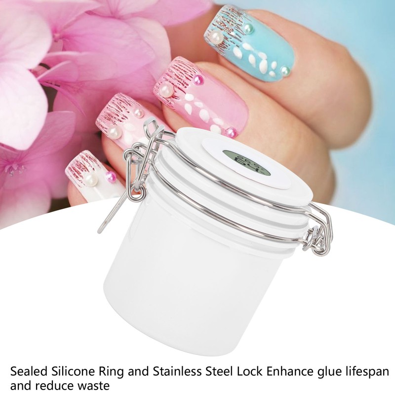 200ml Eyelash Glue Storage Tank with Screen Display Sealed Jar