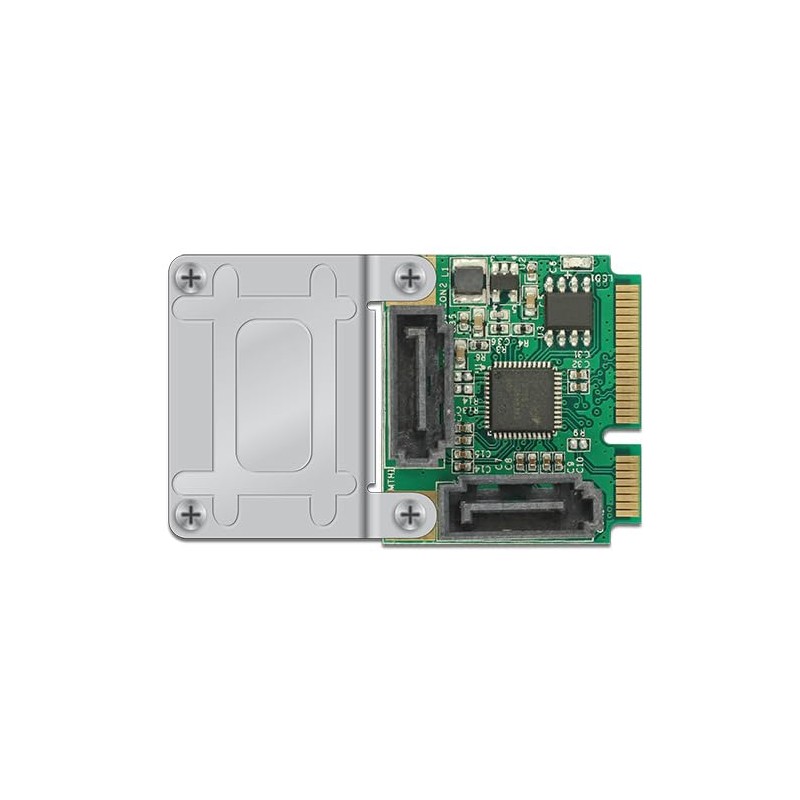DeLOCK Mini PCI Express I/O PCIe half size 2 x