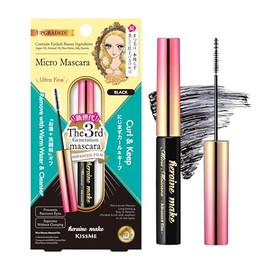 Heroine Make by KissMe Mini Waterproof Mascara | Black Waterproof Formula for Long-Lasting Volume and Length | Hypoallergenic | Curling and Smudge-Pro