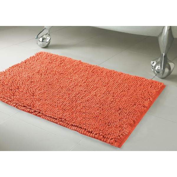 Resort Collection Plush Shag Chenille 21 x 34" Bath Mat,