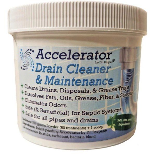 Accelerator By Dr. Pooper Drain Cleaner & Maintenance - Keeps
