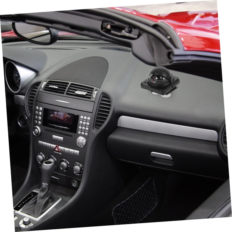 Mobestech Car Dashboard Accessories Marine Compass for Boats Compact Ball