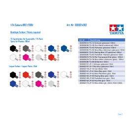 Tamiya 24362 1/24 Sports Car Series No. 362 SUBARU BRZ (ZD8) Plastic Model