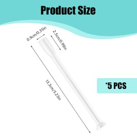 Vaginal Applicators Individually Wrapped Lube Injector Smooth Disposable Vaginal Insertion Device for Women's Health and Intimate Care 5 PCS