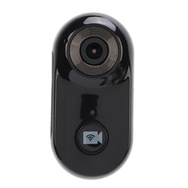 Pet Body Worn Cam, Pocket Sport Recorder Pocket Camcorder Anti Crack Rugged High Clarity Easy to Use for Travel (Black)