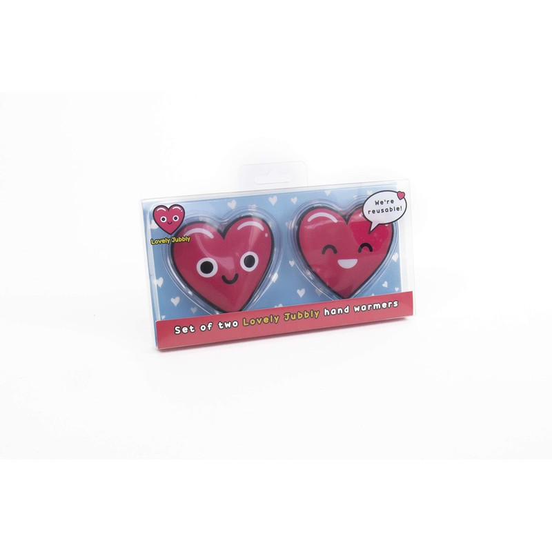 Gift Republic Heart Hand Warmers Set of Two, 6.5 x