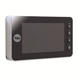 Yale Digital Door Viewer Auto Imaging- 5800 - Silber - Aufgenommen Bilder/Videos - Integrierte Türklingel - Live -Betrachtung - Bewegungserkennung - Silber