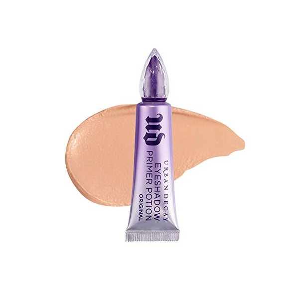 Urban Decay Eyeshadow Primer Potion, Original - Award-Winning Nude Eye Primer for Crease-Free Eyeshadow & Makeup Looks - Lasts All Day - Great for Oily Lids - 0.33 fl oz