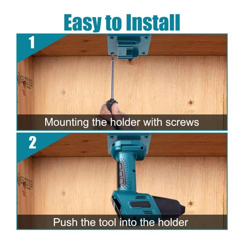 GBACHOOSE 8 Pack Tool Holder for Makita 18V 14.4V Drill