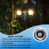 ZDRU 2Pcs Hard-Wired Post Eye Light Control Sensor, 100-277V Auto