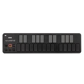Korg nanoKEY2 Slim-Line USB Keyboard, Black