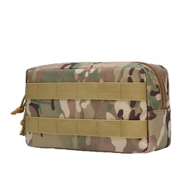 mamota Tool Bag Waterproof Bicycle Road Bike Saddlebag Front Side Handlebar Bag Carrying Bag Small Pouch Frame Touring (Beige Camo)