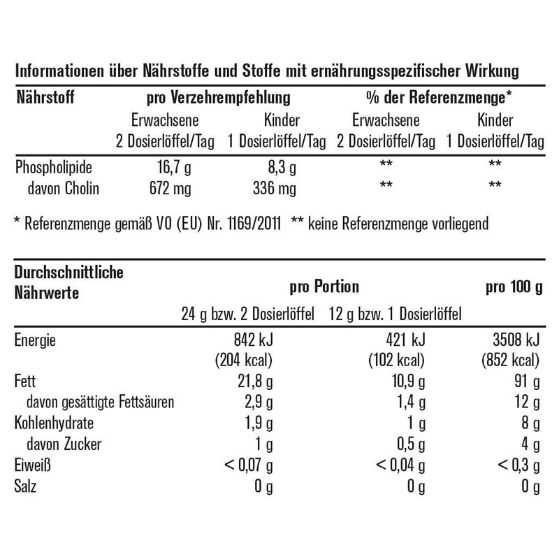 Sovita Lecithin Granules with High Quality Phospholipids with Choline Vegan