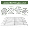 Baking Sheet Tray with Cooling Rack Set (2 Pans +