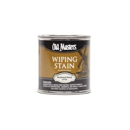 Old Masters 12716 Semi-Transparent Oil-Based Wiping Stain, 0.5 Pint, Weathered Wood