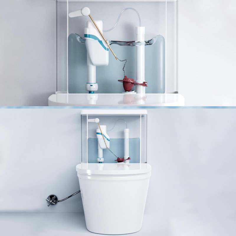 2-Inch Universal Toilet Flapper Replacement Kit - Fits Kohler, Toto,