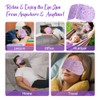 Máscara de Ojos de Vapor,12 Paquetes Máscara de Dormir Desechable