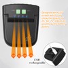 Mudder 2 Pieces LED Clip on Cap Lights USB Rechargeable