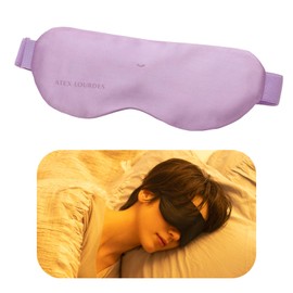 ATEX AX-HX130pk Eye Care Hot Eye Mask, Silk Heater, One Size Fits Most, Cordless Eyes, Lourdes Female Hot AX-HX130pk, Pink, Japanese Domestic Manufacturer, Mother's Day Gift