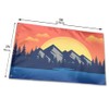 IBILIU Mountain Flag 3x5 Ft Outdoor,Trees Lake River Sunrise Sunset