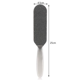 Double Sided Foot File Pedicure Rasp Tool Hard Dead Skin Callus Remover Feet Skin Care with 10 Pieces Replacement Sandpaper Foot File and Callus Remover