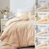 Cosybay Beige Duvet Cover Queen Size- Soft Queen Duvet Cover