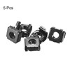 sourcing map Snap-in Cage Nuts, M8 x 1.25mm Carbon Steel