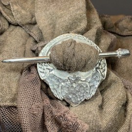 Unbranded NEW Pewter Irish Claddagh Scarf Ring Ireland Celtic Ladies Scarf Holder Slide