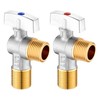 Heavy Duty Brass Valves 1/2" For Hot & Cold Water