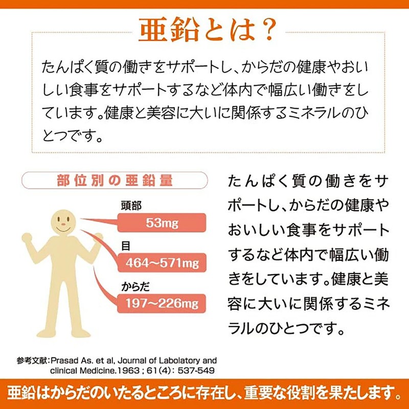 【公式】 わかさ生活 わかさの亜鉛 亜鉛 サプリ 31粒入り 1ヵ月分