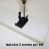 XXLKVSK 10 Sets Plinth Clips Plastic Bath Panel Clips Kitchen