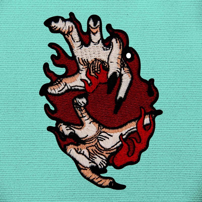 The Force of Fire Embroidered Iron on Sew on Patch