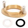 4pack Brass Faucet Lock Nut (Inner Diameter:32mm/1.25''), Installation Kit Bathroom