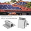 10Pcs Adjustable PV Solar Panel Middle Clamp Aluminum Alloy Photovoltaic
