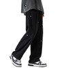 Acydar Mens Drawstring Straight Leg Pants Corduroy Joggers Pants Casual