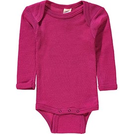 Baby Bodysuit Long Sleeve Wool Silk Engel Natur 2 Colours Size EU 50 / 56 - EU 110 / 116 (UK 0 months - 24 months) - 110/116