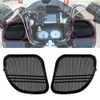 MACHSWON Motorcycle Tri-Line Speaker Grills, Front Fairing Speaker Cover, 2015-2022