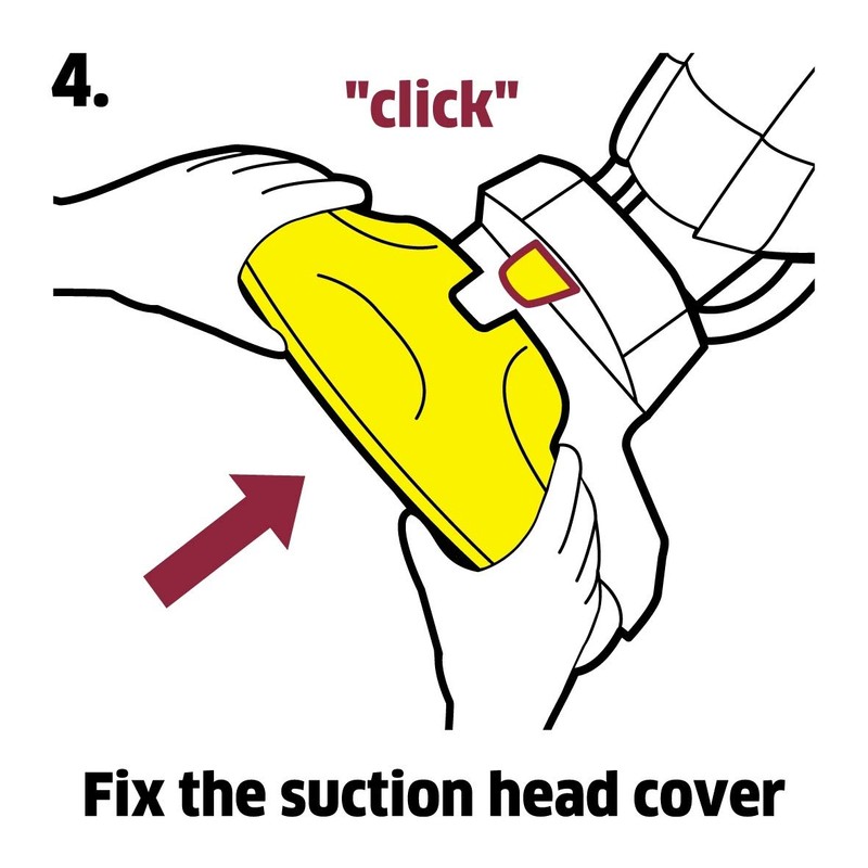 KÄRCHER FC 5 Pet Hair Pick Attachment Head Yellow
