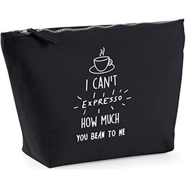 Hippowarehouse I can't expresso how much you bean to me printed make up cosmetic wash bag 18x19x9cm