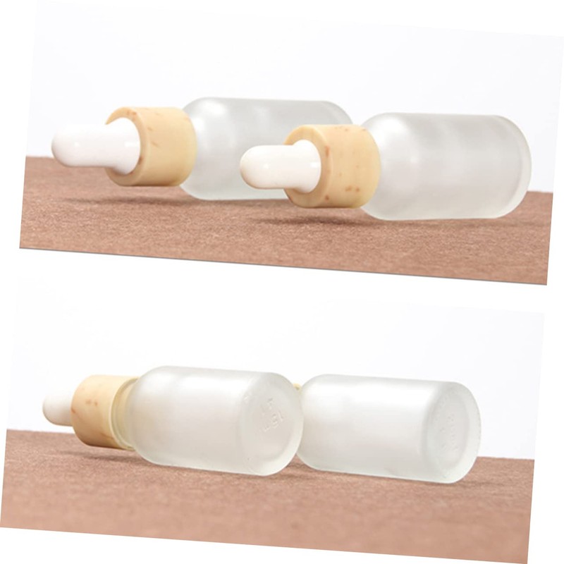 Mikinona 15ml Mini Dropper Bottle Set Frosted Travel Toiletry Containers