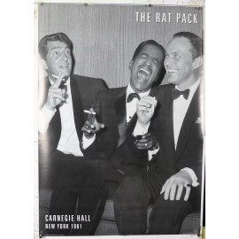 The Rat Pack (Carnegie hall 1961) Poster vintage  24.50" X 35" NOS (b786)